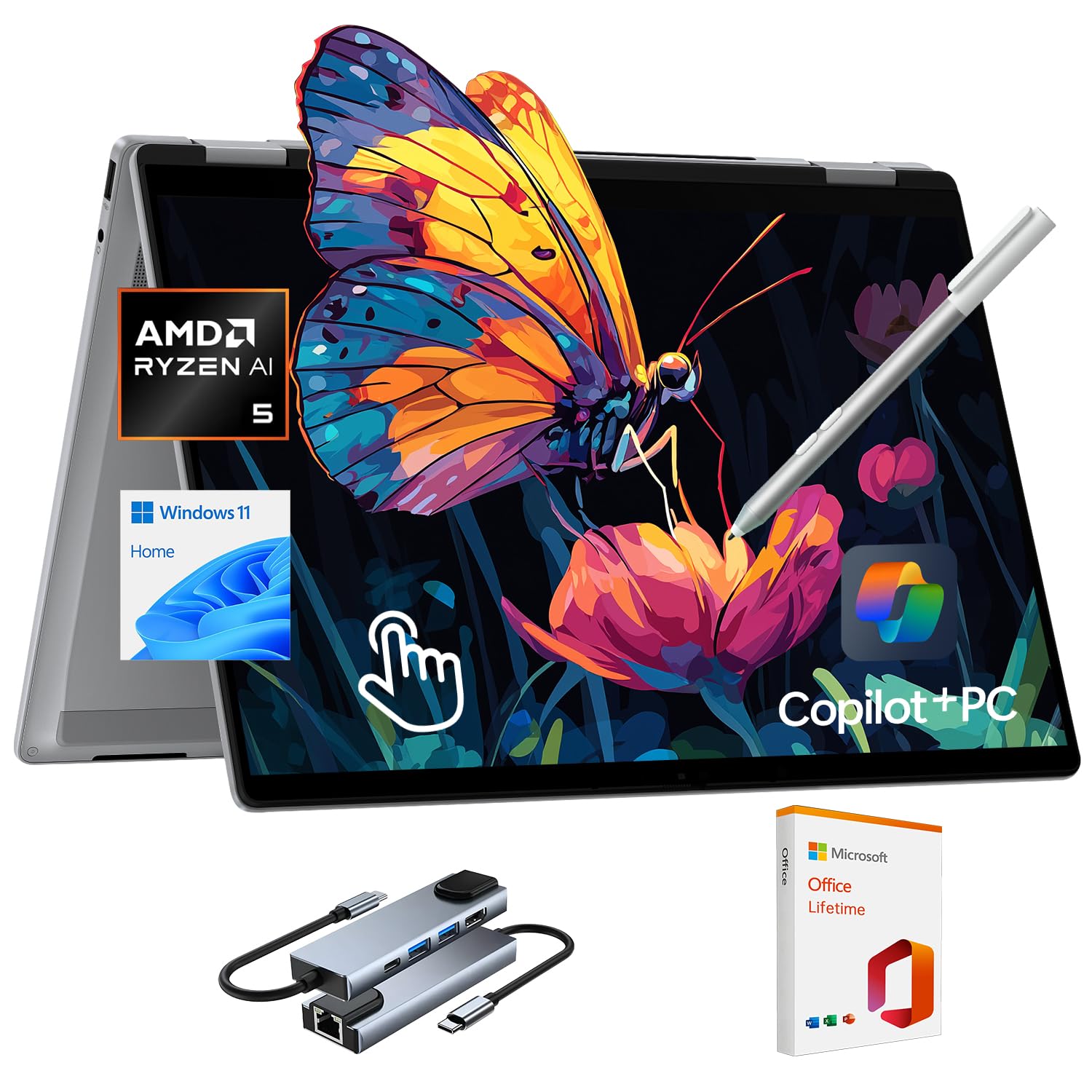 Amazon.com: HP OmniBook X Flip Copilot+ PC Laptop Computer